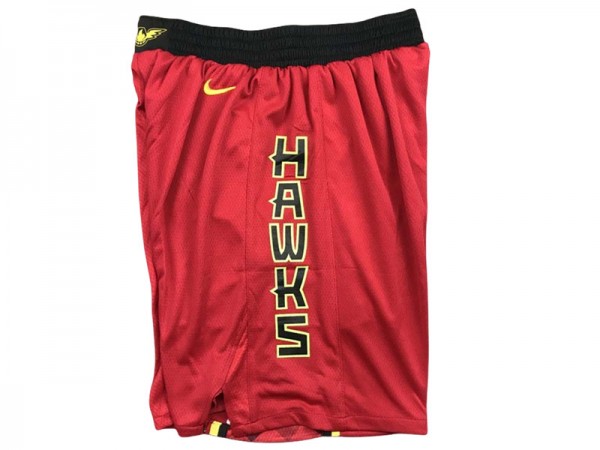 Atlanta Hawks Red Basketball Shorts