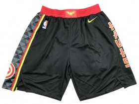 Atlanta Hawks Black Basketball Shorts