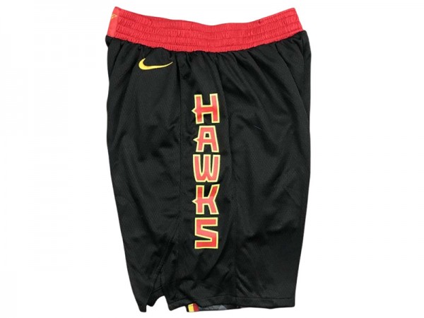 Atlanta Hawks Black Basketball Shorts