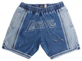 Los Angeles Lakers Just Don "Lakers" Blue Basketball Shorts