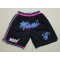 Miami Heat Just Don "Miami" Black City Edition Basketball Shorts