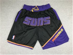 Phoenix Suns Just Don "Suns" Black Basketball Shorts