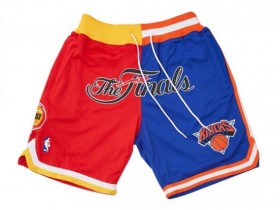 1994 NBA Finals Rockets x Knicks Just Don "The Finals" Red/Blue Basketball Shorts