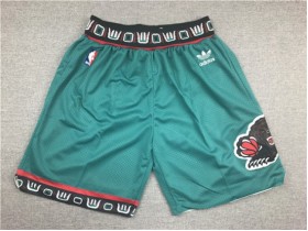 Vancouver Grizzlies Teal Hardwood Classic Basketball Shorts