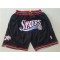 Philadelphia 76ers Just Don "Sixers" Black Basketball Shorts