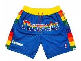 Denver Nuggets Just Don "Nuggets" Blue Basketball Shorts