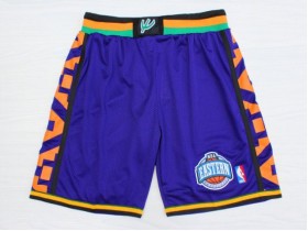 NBA 1995 All Star Game Eastern Conference Purple Hardwood Classic Basketball Shorts