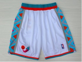 NBA 1996 All Star Game Western Conference White Hardwood Classic Basketball Shorts