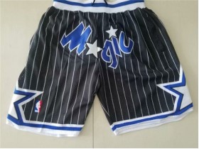 Orlando Magic Just Don "Magic" Black Basketball Shorts