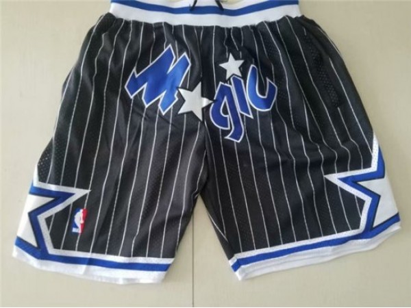 Orlando Magic Just Don "Magic" Black Basketball Shorts