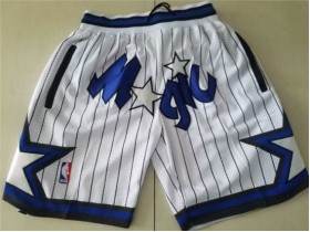 Orlando Magic Just Don "Magic" White Basketball Shorts