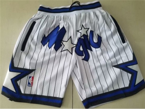 Orlando Magic Just Don "Magic" White Basketball Shorts