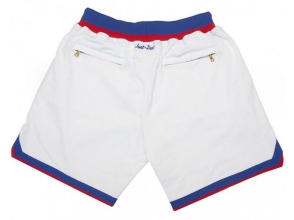 Washington Bullets Just Don "Bullets" White Basketball Shorts