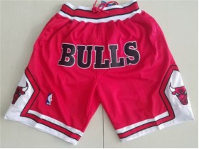 Chicago Bulls Just Don "Bulls" Red Basketball Shorts