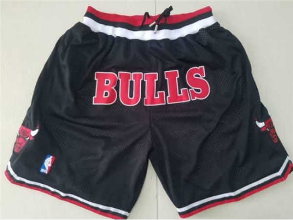 Chicago Bulls Just Don "Bulls" Black Basketball Shorts