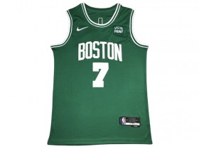 Boston Celtics #7 Jaylen Brown Green Jersey