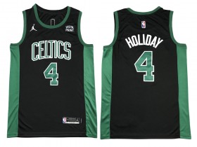 Boston Celtics #4 Jrue Holiday Black Swingman Jersey