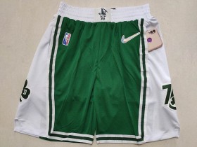 Boston Celtics Green 75th Anniversary Basketball Shorts