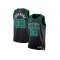 Custom Boston Celtics Black Statement Edition Swingman Jersey