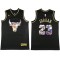 Chicago Bulls #23 Michael Jordan Black Gold Diamond Swingman Jersey