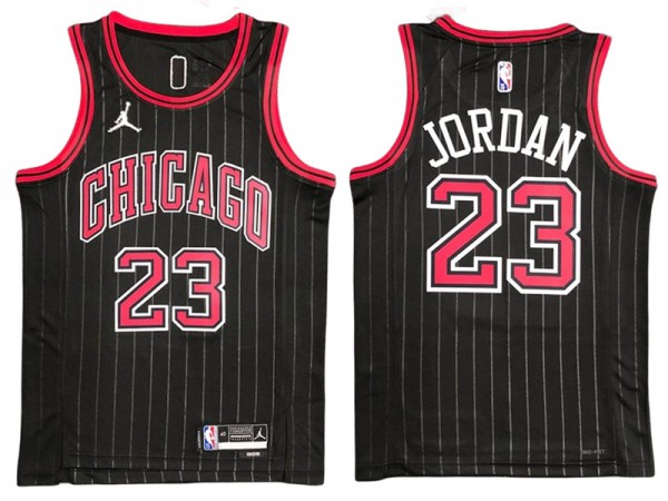 Chicago Bulls Black City Edition Fastbreak Replica Jersey