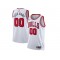 Custom Chicago Bulls White Association Edition Jersey