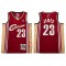 M&N Cleveland Cavaliers #23 LeBron James Red Embroider Edition Jersey