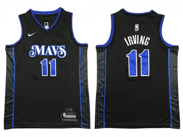 Dallas Mavericks #11 Kyrie Irving Black 2023/24 City Edition Swingman Jersey