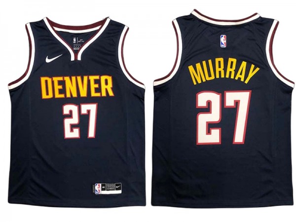 Denver Nuggets Fast Break Replica Jersey - White/Navy