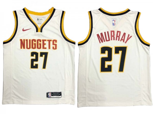 Denver Nuggets Fast Break Replica Jersey - White/Navy