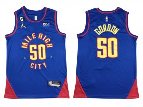 Denver Nuggets #50 Aaron Gordon 2022-23 Blue Statement Swingman Jersey