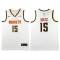 Denver Nuggets #15 Nikola Jokic White Jersey