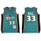 M&N Detroit Pistons #33 Grant Hill Teal 1988/89 Hardwood Classics Jersey