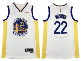 Golden State Warriors #22 Andrew Wiggins White Swingman Jersey