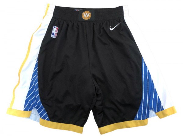 Golden State Warriors Black Basketball Shorts