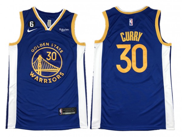 Golden State Warriors #30 Stephen Curry Blue Swingman Jersey