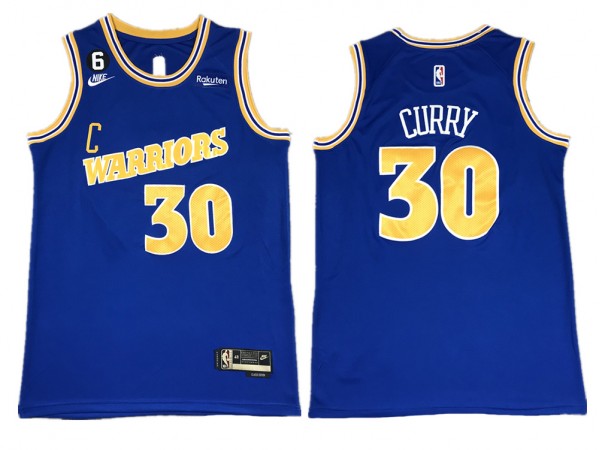 Golden State Warriors #30 Stephen Curry Blue 2022/23 Classic Edition Swingman Jersey