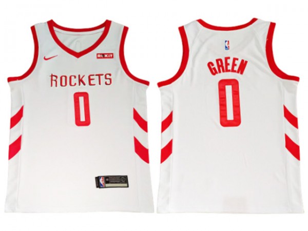 Houston Rockets #0 Jalen Green White Swingman Jersey