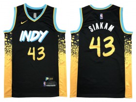 Indiana Pacers #43 Pascal Siakam 2023-24 Black City Edition Swingman Jersey