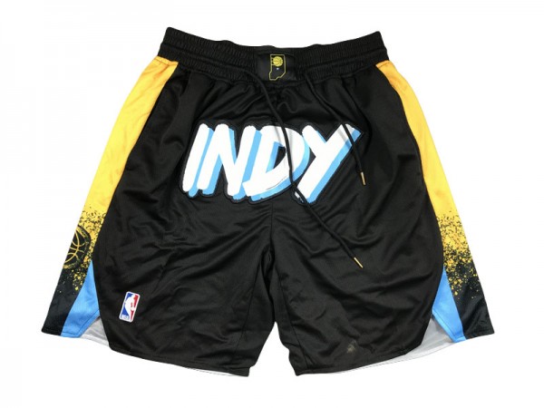 Indiana Pacers Pascal 2023-24 Black City Edition Shorts