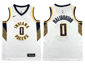 Indiana Pacers #0 Tyrese Haliburton White Swingman Jersey