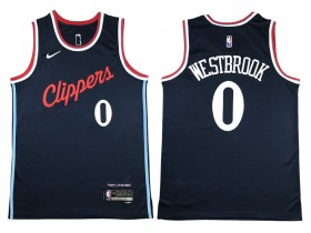 Los Angeles Clippers #0 Russell Westbrook Navy 2024/25 Swingman Jersey