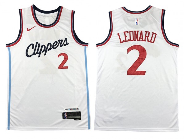 Los Angeles Clippers #2 Kawhi Leonard White 2024/25 Swingman Jersey