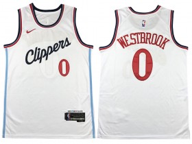 Los Angeles Clippers #0 Russell Westbrook White 2024/25 Swingman Jersey
