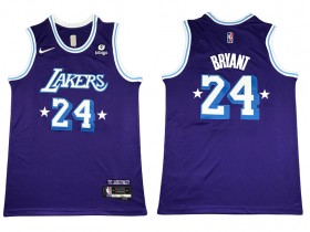 Los Angeles Lakers #24 Kobe Bryant Purple 2021/22 City Edition Swingman Jersey