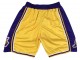 Los Angeles Lakers Yellow 75th Anniversary Basketball Shorts