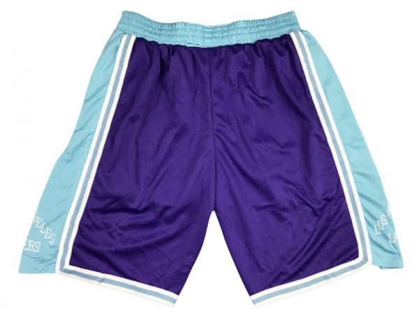 Los Angeles Lakers Purple 75th Anniversary City Edition Basketball Shorts