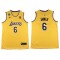 Los Angeles Lakers #6 Lebron James Yellow Swingman Jersey