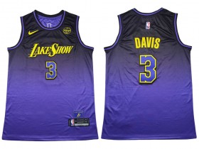 Los Angeles Lakers #3 Anthony Davis Purple 2024/25 City Edition Swingman Jersey