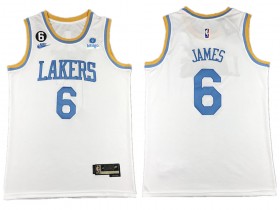 Los Angeles Lakers #6 Lebron James White 2022/23 Classic Edition Swingman Jersey